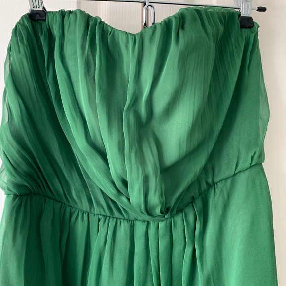 The Limited, Green strapless dress, size 8 - Picture 4 of 6